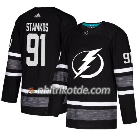 Tampa Bay Lightning Trikot Steven Stamkos 91 2019 All-Star Adidas Schwarz Authentic - Herren